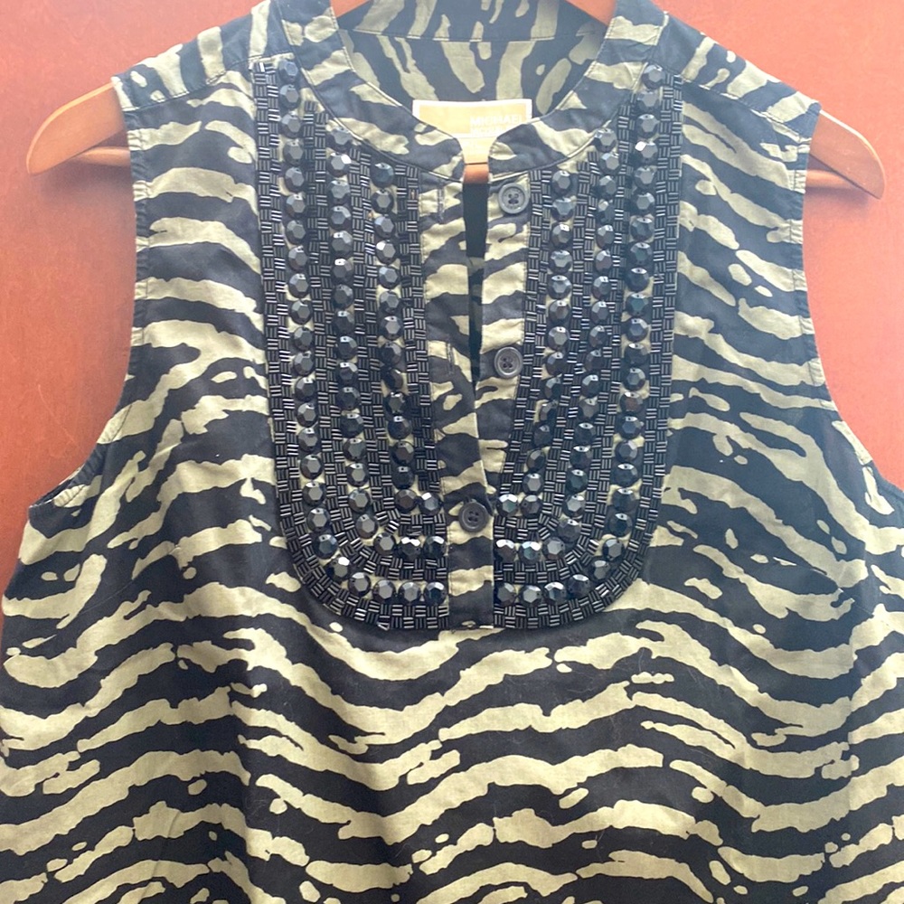 MICHAEL KORS P/L Camo Top - Embroidered
